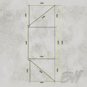 Bushwakka Extreme 180 XL Squared Maße