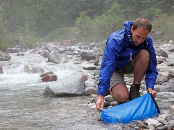 Ortlieb Dusch Wassersack, auch als Trinkspeicher geeignet