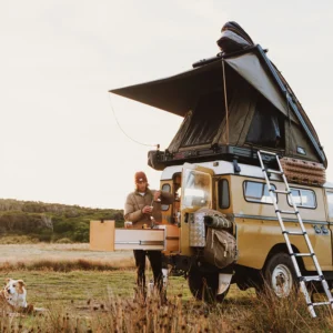 The Bush Company AX27 Premium Aluminium Hartschalen Dachzelt für Abenteuer