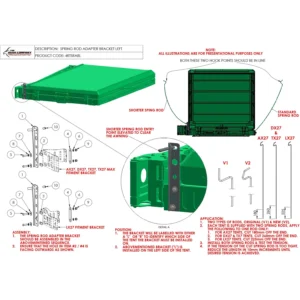 The Bush Company Federstangen Adapter Markise